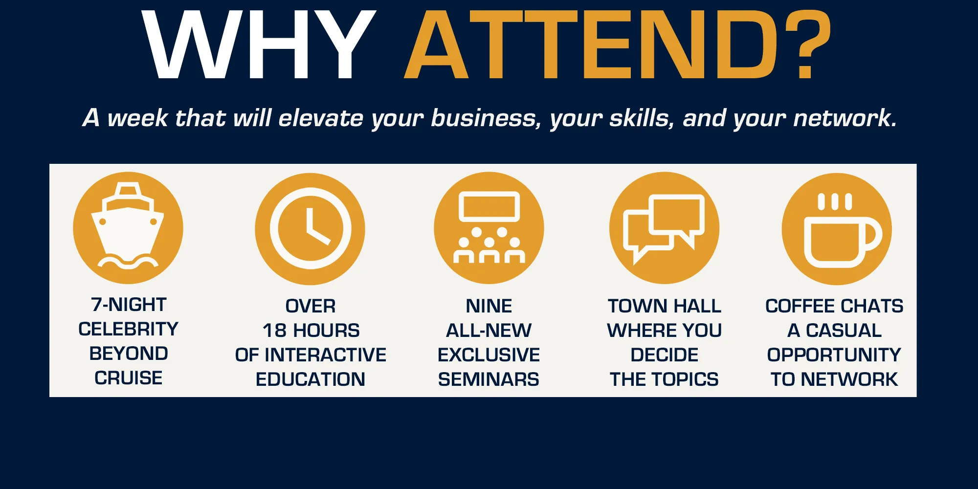 Why attend?